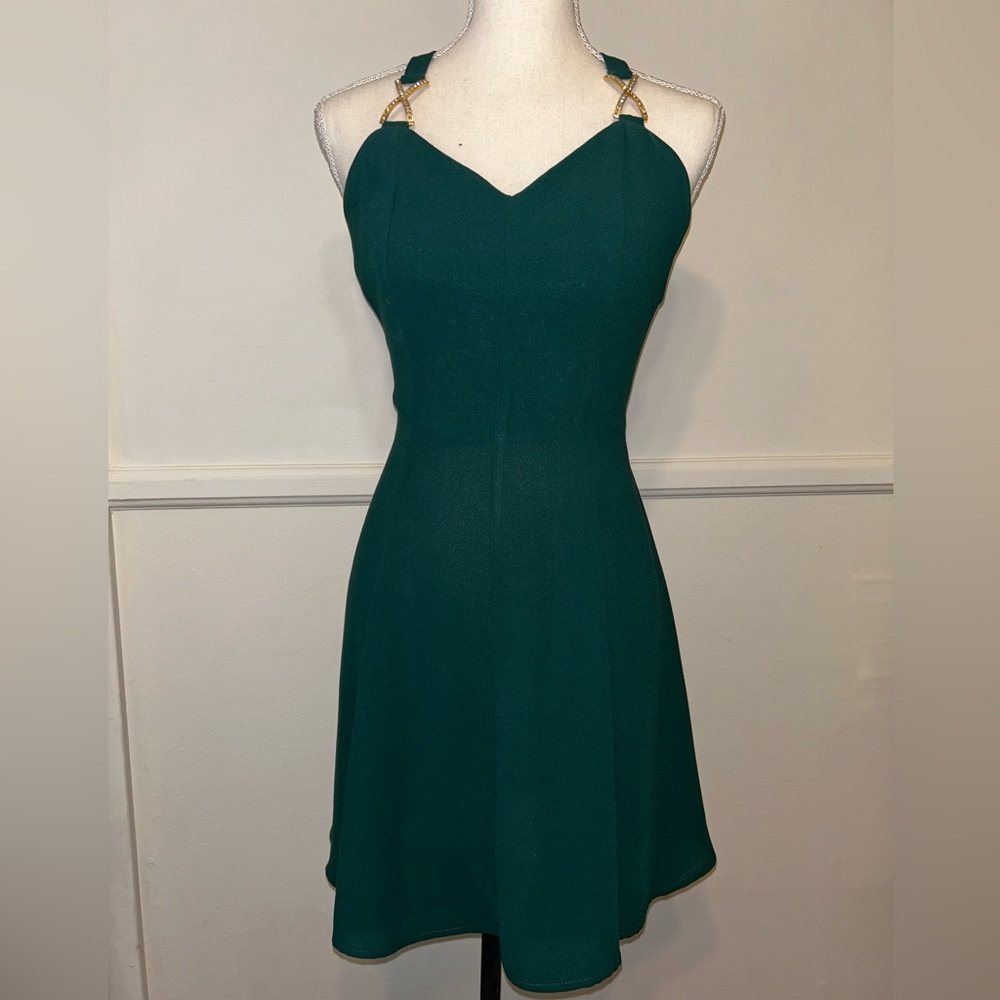 Rampage Green Sweetheart Mini with Rhinestone/Metal Embellishment
